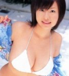 Considerable boobs asian hitomi kitamura posing in white